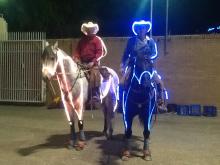 Frank Green &  LED Horses