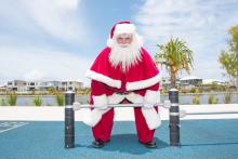 Santa Weightlifting