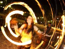 Wildfire fire artist