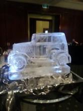 Ice Sculpture - Gangster Car