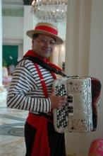 French Accordian Player