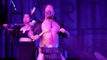 Haka dancer