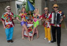 Havana roving cart & dancers