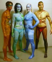 Body Art - underwater theme