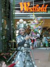 Bubblebot on wheels