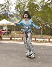 Bubblebot on wheels