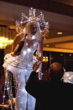 Crystal Chandeliers - Stilt Champagne server
