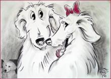 Caricaturist - Golden Retrievers