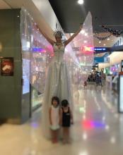Angel Stilts with Isis Wings