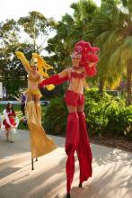 Stilts - Carnivale Gold & Red