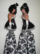 Stilts - Black White Dollies