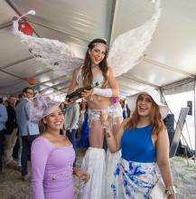 stilt - angel champagne server