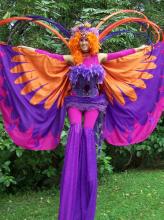 Stilts -  Butterfly Purple