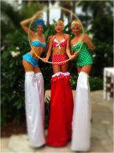 Polka Dot with Hoop Stilts