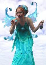 Stilts -  fairy with Bubbles