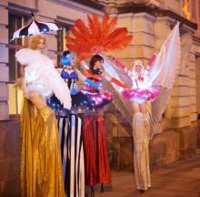  Stilts Cabaret quartet