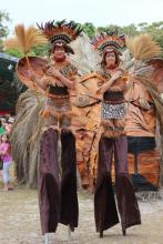 Tribal Stilt Walkers