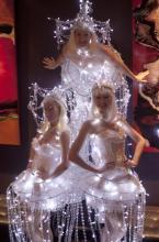 Crystal Chandelier Stilt & ground