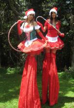 Stiltwalkers - Santa Helpers #2