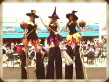 Witches Stilt Walkers