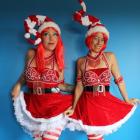 Candy Cane Roller Skaters