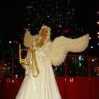 Floating Angel on stilts