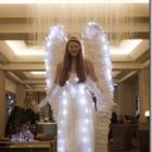 Stilt Angel with LEDs