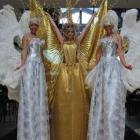 Stilts Xmas Angels Silver and Gold